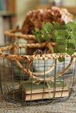 Pair of Rustic Zinc Baskets