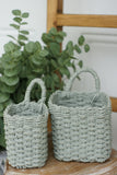 Pair of Baskets in Verte