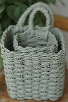 Pair of Baskets in Verte