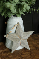 Distressed Grey Wooden Barn Star