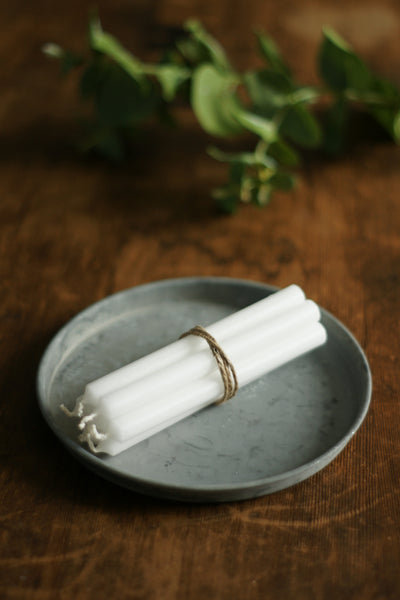 Bundle of Taper Candles - White