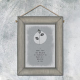 Rustic Wooden Frame Believe in Yourself