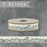 Scandi Townhouses Ribbon Reel