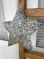 Large Zinc Filigree Star