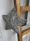 Large Zinc Filigree Star