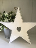 Large Shaker Star in White