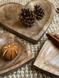 Rustic Wooden Heart Trays - three sizes available