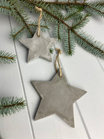 Simple Scandi Cement Star - Two Sizes Available