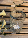 Large Clear Star Twinkly Candle Holder