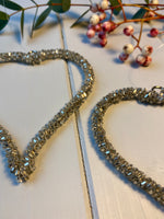 Silver Beaded Heart