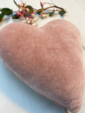 Rose Blush Velvet Heart