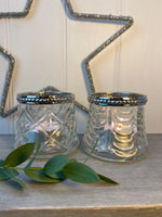 Set of Two Antique Style Tealights