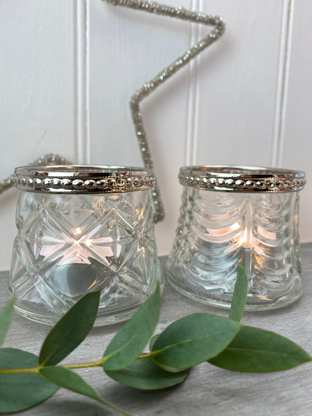 Set of Two Antique Style Tealights