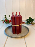 Bundle of Candles - Deep Red