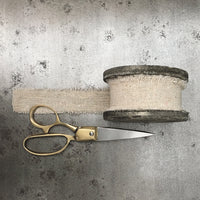 Rustic Natural Linen Ribbon