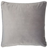 Soft Grey Velvet Cushion