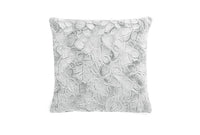 Dove Grey Faux Fur Cushion