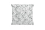 Dove Grey Faux Fur Cushion