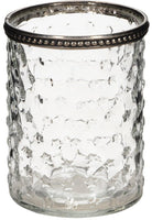 Large Clear Star Twinkly Candle Holder