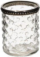 Small Clear Star Twinkly Candle Holder