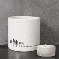 Twinkle Twinkle Ceramic Tealight