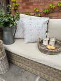 Vintage Ditsy Floral Quilted Cushion