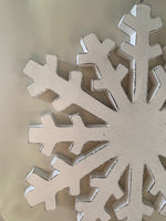 Wooden Snowflakes - Set of Two