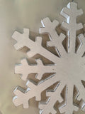 Wooden Snowflakes - Set of Two