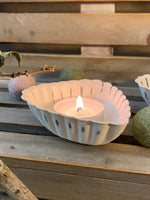 Old French Baking Form Heart Tealight Holder