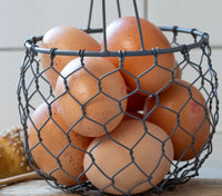 Vintage Wire Egg Basket