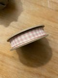 Pink Gingham Ribbon