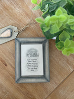 Rustic Wooden Frame - Love is Patient