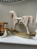 Large Rustic Rocking Horse