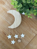 Moon & Stars Wooden Hanger