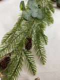 Eucalyptus Fir & Pinecone Garland