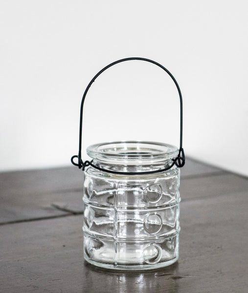Glass Tealight - Spotty
