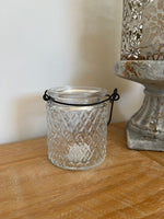 Glass Tealight - Diamond