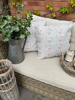 Vintage Ditsy Floral Quilted Cushion