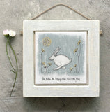 Rustic Wooden Frame - You Make me Happy When Skies are Grey