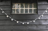 Wooden Star Beaded Garland