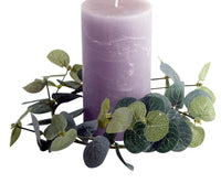 Frosted Eucalyptus Candle Ring