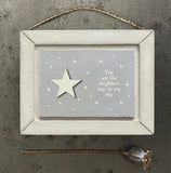 Rustic Wooden Frame - You are the Brightest Star