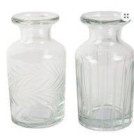 Etched Bud Vase - Stripe
