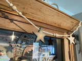 Wooden Star Beaded Garland