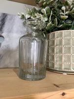 Etched Bud Vase - Stripe